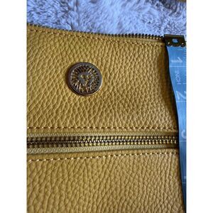 Anne Klein Crossbody VEGAN Mustard Vibrant Yellow EX